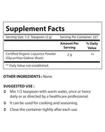Nova Nutritions Certified Organic Licorice / Liquorice Root Powder 16 OZ (454 gm) - Also Called Glycyrrhiza glabra - Nova Nutritions