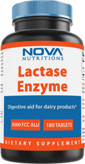 Nova Nutritions Lactase Enzyme 3000 FCC ALU 180 Tablets