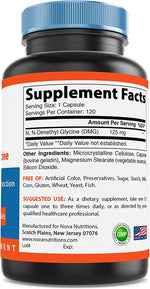 Nova Nutrition's DMG 125 mg 120 Capsules