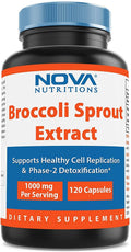 Nova Nutritions Broccoli Sprout Extract 1000 mg 120 Capsules