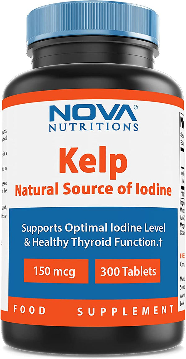 Nova Nutritions Kelp Supplement 150 mcg 300 Tablets