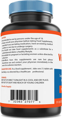Nova Nutritions Vitamin B2 Riboflavin 100 mg 180 Tablets