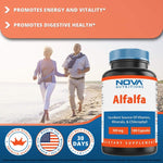 Nova Nutrition's Alfalfa 500 mg 180 Capsules