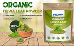 Nova Nutrition's Certified Organic Stevia Leaf Powder, 16 OZ (454 Gram), Zero-Calorie Sweetener