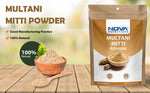 Nova Nutritions Multani Mitti Powder 16 OZ (454 Gram) - for Facial Body, Mask & Skin - Natural Regenerator