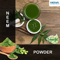 Nova Nutritions Certified Organic Neem Leaf Powder 16 OZ (454 gm) - Also Called Azadirachta Indica - Nova Nutritions
