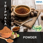 Nova Nutritions Certified Organic Triphala Powder 16 OZ (454 gm) - Supports Healthy Immune & Digestive Function.* - Nova Nutritions
