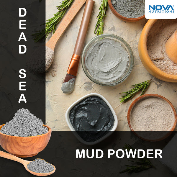 Nova Nutritions Dead Sea Mud Powder 16 OZ (454 Gram)