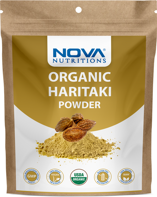 Nova Nutritions Certified Organic Haritaki Powder 16 OZ (454 gm)