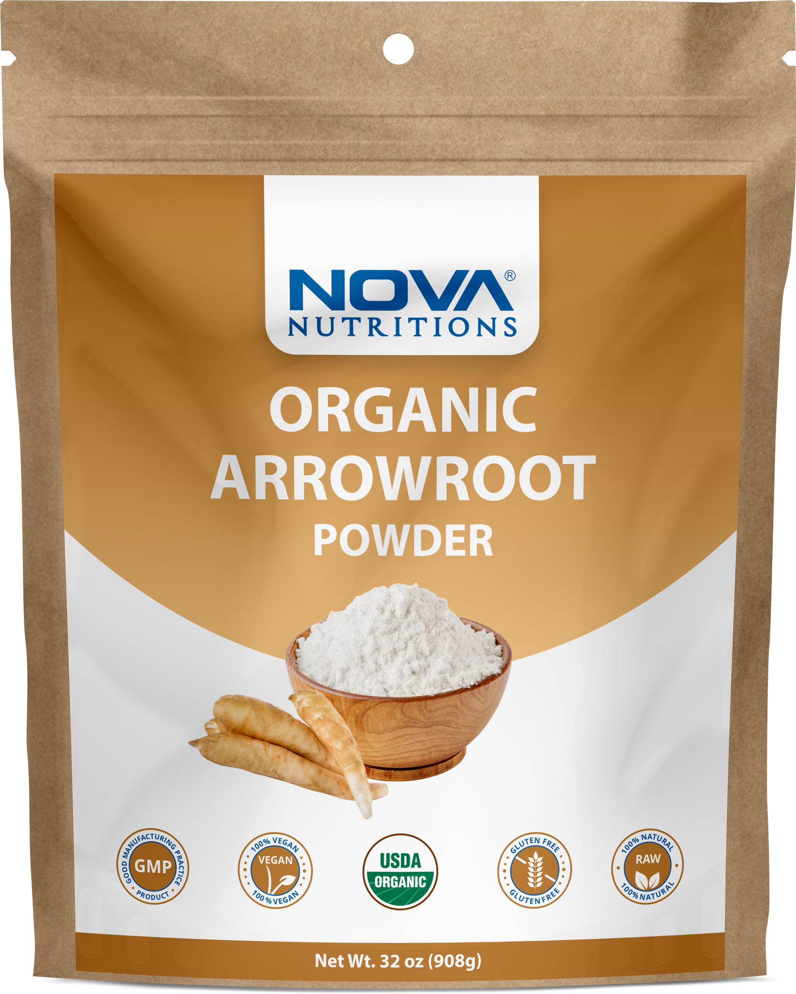 Organic Arrowroot Powder - Spicely Organics