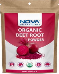 Nova Nutritions Certified Organic Beet Root Powder 16 OZ (454 gm)