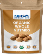 Nova Nutritions Nutmeg Whole - 3.5 OZ (100 gram) - Adds Aroma and Flavor