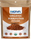 Nova Nutritions Certified Organic Manjistha Powder 16 OZ (454 gm)