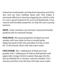 Nova Nutritions Dead Sea Mud Powder 16 OZ (454 Gram)