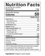 Nova Nutritions Certified Organic Whole Cumin Seeds 16 OZ (454 gm)