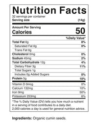 Nova Nutritions Certified Organic Whole Cumin Seeds 16 OZ (454 gm)