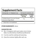 Nova Nutritions Certified Organic Turmeric Curcumin Root Powder 16 OZ (454 gm) - Curcuma Longa (Root)
