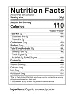 Nova Nutritions Certified Organic Arrowroot Powder, Natural Thickener 32 OZ (908 gm)