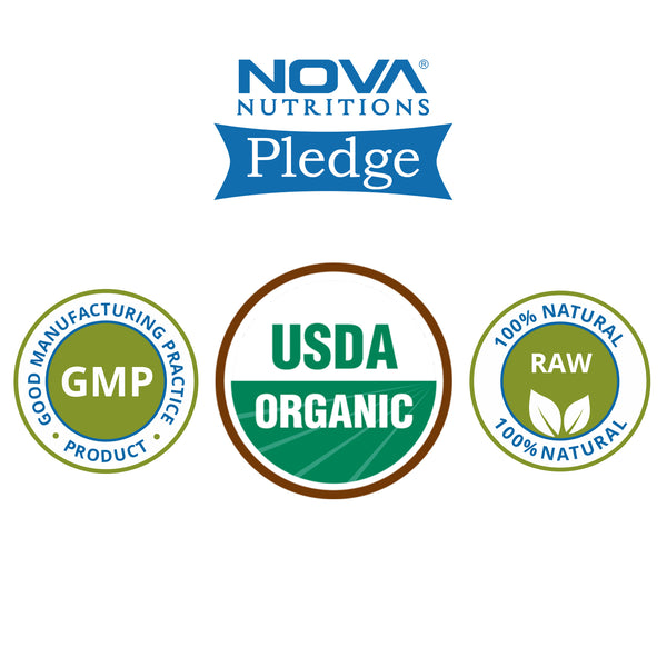 Nova Nutritions Certified Organic Henna Powder 16 OZ (454 gm) - 100% Natural & Chemical Free