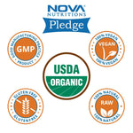 Nova Nutritions Certified Organic Turmeric Curcumin Root Powder 16 OZ (454 gm) - Curcuma Longa (Root) - Nova Nutritions