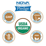 Nova Nutritions Certified Organic Shatavari Powder 16 OZ (454 gm) - Nova Nutritions