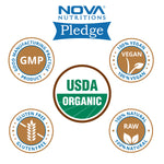 Nova Nutritions Certified Organic Arrowroot Powder, Natural Thickener 32 OZ (908 gm)