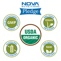 Nova Nutritions Certified Organic Amla Powder (Amalaki) 16 OZ (454 gm) - Rich in Antioxidant Vitamin C - Supports Healthy Immune Function