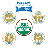 Nova Nutritions Certified Organic Whole Cumin Seeds 16 OZ (454 gm)
