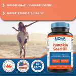 Nova Nutritions Pumpkin Seed Oil 1000 mg 180 Softgels - Nova Nutritions