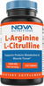 Nova Nutritions L-Arginine L-Citrulline 1000mg - Promotes Muscle Relaxation - 120 Tablets - Nova Nutritions