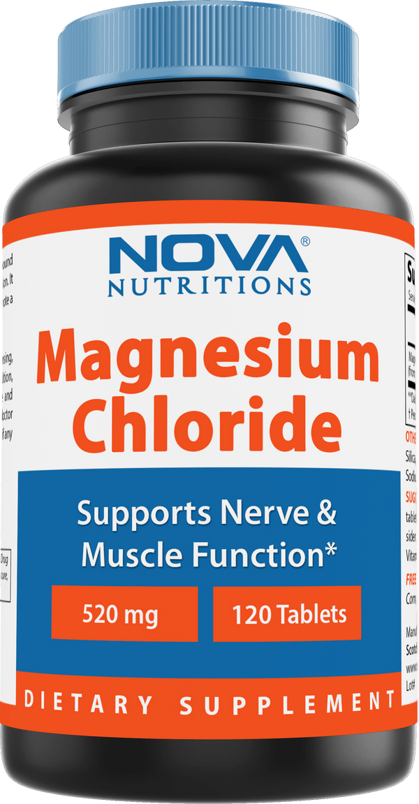 High Magnesium Organic Vitamins - High Potency Magnesium Chloride 2000 Mg – 140 Capsules For Nervous System Support (Gluten-Free, Non-GMO)