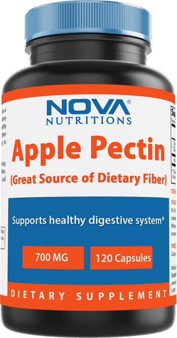 Nova Nutritions Apple Pectin 700 mg 120 Capsules