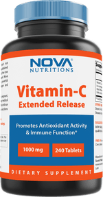 Nova Nutritions Vitamin C-1000 mg 240 Tablets - Nova Nutritions