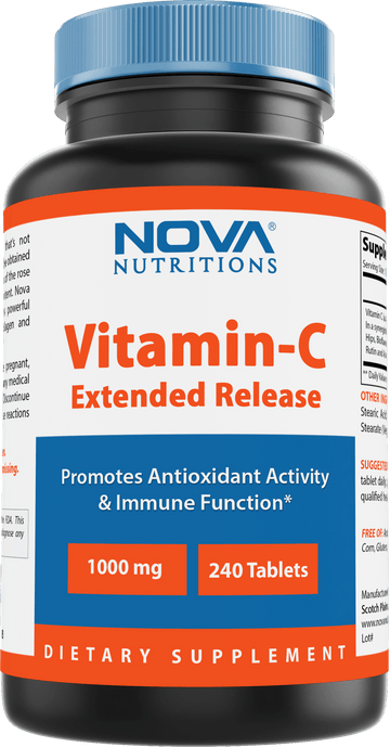 Nova Nutritions Vitamin C-1000 mg 240 Tablets