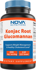 Nova Nutritions Konjac Root Glucomannan 100% Pure Powder - 8 oz