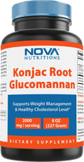 Nova Nutritions Konjac Root Glucomannan 100% Pure Powder - 8 oz