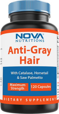 Nova Nutritions Anti-Gray Hair Formula 120 Capsules - Nova Nutritions