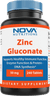 Nova Nutritions Zinc Gluconate 50mg, Supports Healthy Immune Function, 240 Tablets - Nova Nutritions