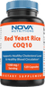 Nova Nutritions Red Yeast Rice 1200 mg. - COQ10 60 mg (Citrinin Free) for Cholesterol Support Capsules 120 ct - Nova Nutritions