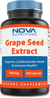 Nova Nutritions Grape Seed Extract 100 mg (Non-GMO) 120 Capsules - 95% Proanthocyanidins - Nova Nutritions