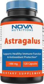 Nova Nutritions Astragalus 1000 mg 120 Capsules - Nova Nutritions