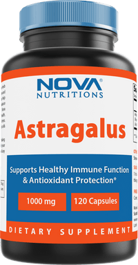 Nova Nutritions Astragalus 1000 mg 120 Capsules - Nova Nutritions