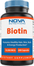 Nova Nutritions Biotin 10,000 mcg 200 Capsules - Nova Nutritions