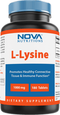 Nova Nutritions L-Lysine 1000 mg - 180 Tablets