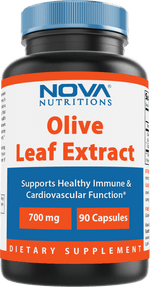 Nova Nutritions Olive Leaf Extract 700 mg 90 Capsules - Nova Nutritions