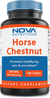 Nova Nutritions Horse Chestnut Seed Extract 300 mg (Non-GMO) Tablets Naturally Contains Aescin Which Promotes Healthy Leg Vein & Circulation 180 Count - Nova Nutritions