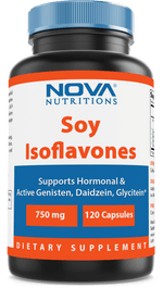 Nova Nutritions Soy Isoflavones 750 mg 120 Capsules - Nova Nutritions