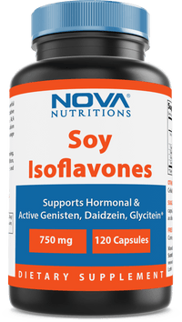 Nova Nutritions Soy Isoflavones 750 mg 120 Capsules - Nova Nutritions