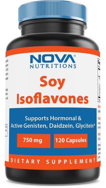Nova Nutritions Soy Isoflavones 750 mg 120 Capsules
