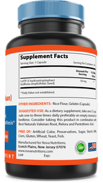 Nova Nutritions 5-HTP 50 mg 120 Capsules, 5 HTP Capsules Supports Relaxation & restful Sleep - Nova Nutritions